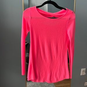 Lilly Pulitzer Pink Twist back Blouse